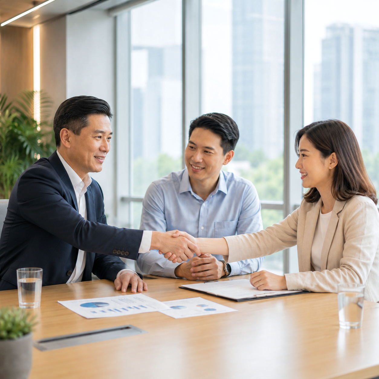 SmartWills team discussing shareholder-focused growth